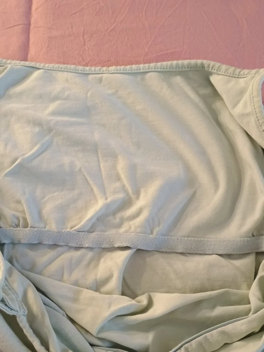 Aeropostale Set of 3 Girl M-L Cami Top Built-In-Bra Eyelet Stretch Cotton Blue/W